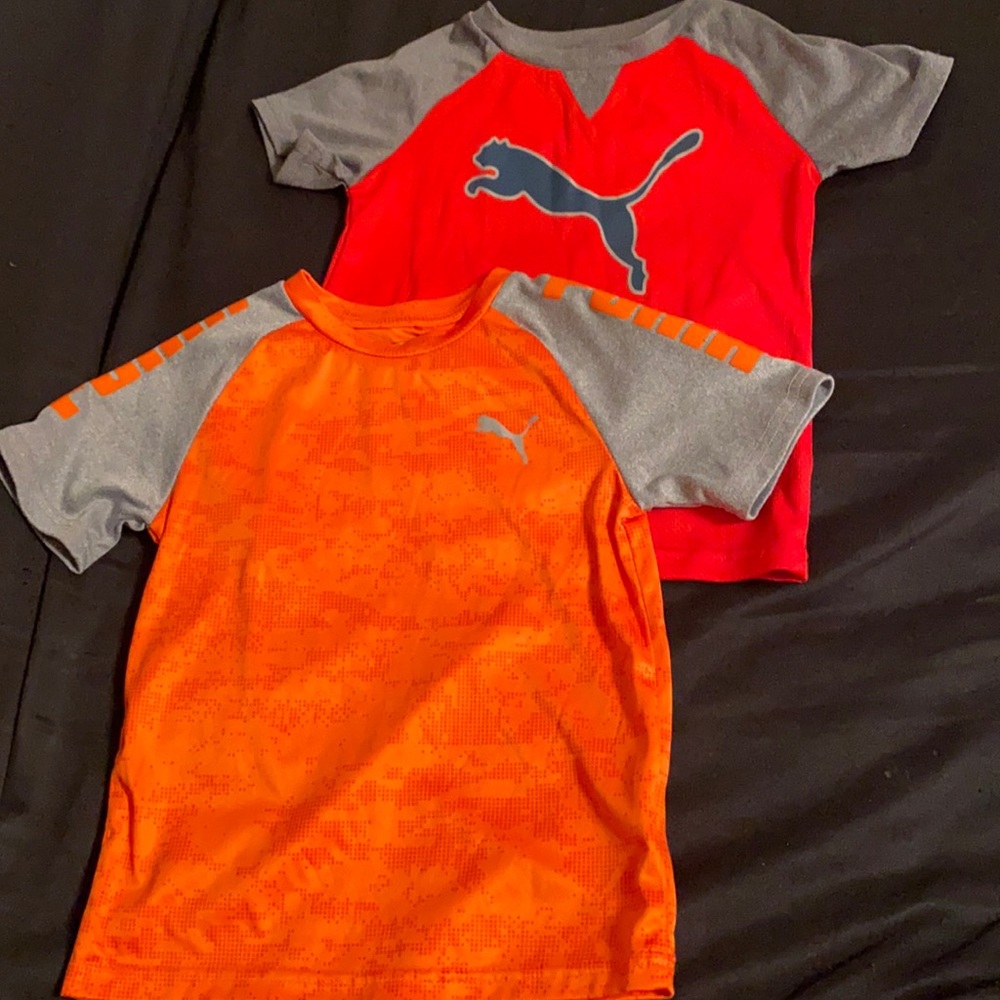 Pair of 4T Puma shirts